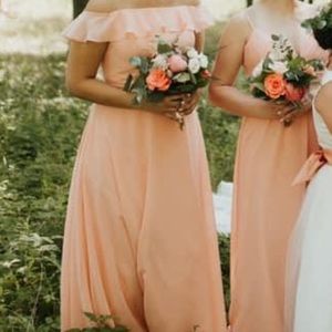 Christina Wu Cantaloupe Bridesmaid Dress